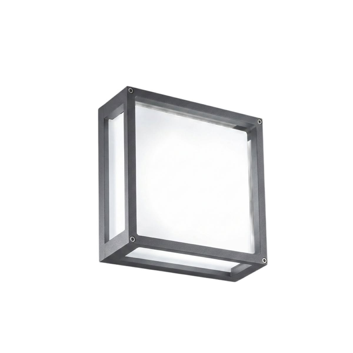 Home 230V H 25 LED lampada da parete-soffitto Grigio scuro