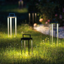 Home Solar 2 H 56 lampada da tavolo Salvia Zafferano ambientazione