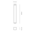 Home Solar H 100 lampada da esterno Grigio scuro Zafferano dimensioni