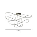 Hoops Lampada da soffitto Axolight dimensioni