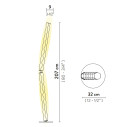 Hugo Floor lampada da terra Slamp dimensioni