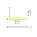 Hugo Suspension lampada a sospensione Slamp dimensioni