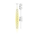 Hugo Vertical lampada a sospensione Slamp dimensioni
