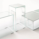 Illusion Tavolino 110x110x33 Glas dettaglio