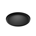 Alessi JM14/35 BT Vassoio rotondo in acciaio colorato Nero vista