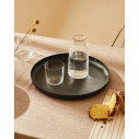 Alessi JM14/35 BT Vassoio rotondo in acciaio colorato Nero ambientazione