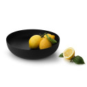 Alessi JM17/29 BT Cestino rotondo in acciaio colorato Nero ambientazione