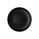 Alessi JM17/29 BT Cestino rotondo in acciaio colorato Nero vista