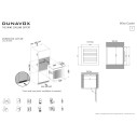Dunavox Joy-26 cantina vino 26 bottiglie doppia zona disegni di installazione