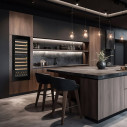 Dunavox Joy-65 cantina vino 65 bottiglie doppia zona ambientazione
