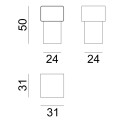 Kira 43 Tavolino Gervasoni dimensioni