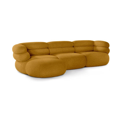 Knoll Biboni Divano a tre3 posti con chaise longue destra