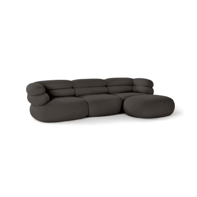 Knoll Biboni Divano a 3 posti con chaise longue sinistra