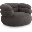 Knoll Biboni Poltrona vista Cape Charcoal