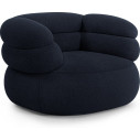 Knoll Biboni Poltrona  vista Midnight Navy