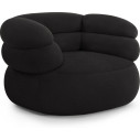 Knoll Biboni Poltrona vista Noir