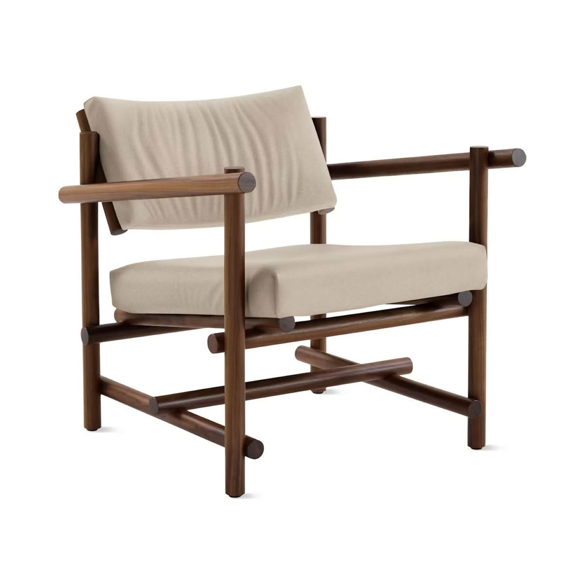 Knoll Muecke Poltrona Noce Oxford