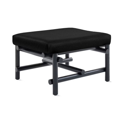 Knoll Muecke Pouf Ottomano Frassino Ebanizzato