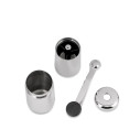 Alessi KT01 Slow coffee Macinacaffè in acciaio Inox dettaglio