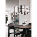 La Lollo Suspension Large lampada a sospensione Pewter Slamp ambientazione