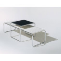 Knoll Breuer Laccio Tavolino rettangolare laminato bianco ambientazione