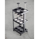 Rod lampada da tavolo ivory Diesel Living with Lodes carrello multiricarica
