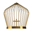 Twee T Small lampada a sospensione Casamania placcata oro 24 k