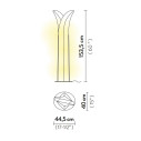 Las Palmas Floor XL lampada da terra Slamp dimensioni
