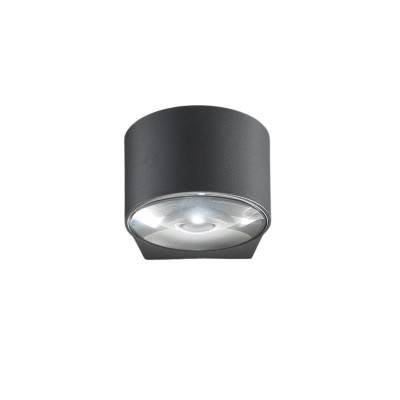 Lens lampada da parete Bi-emissione Grigio scuro