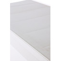 Lettino alto con ruote Hilde bianco cloud Bizzotto dettaglio