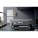 Letto Bowie XL Ring Kobe matrimoniale Felis ambientazione