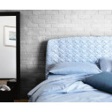 Letto Cama H 27 Folding Box ambientazione con trapunta opzionale CopriCama