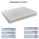 Letto matrimoniale Sofà Kentaro con colonna - pensile vasistas - pensile sopra colonna Itamoby materasso comfort