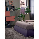 Letto Parker Ring Round matrimoniale Felis ambientazione