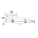Letto Scotty B Ring Tokyo matrimoniale Felis dimensioni