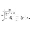 Letto Scotty Compact A Ring York matrimoniale Felis dimensioni