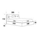 Letto Scotty Compact B Ring Smart matrimoniale Felis dimensioni