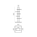 Libreria Leo H 95 BBB Italia dimensioni