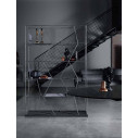 Libreria Lexington 16.15 Bontempi Casa Struttura Laccato Argento Naturale dettaglio