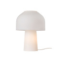 Lilly Lampada da tavolo vetro bianco satinato Karman vista