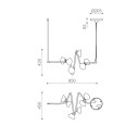 Linfa 565.23S Pendant Lampada a sospensione Tooy dimensioni