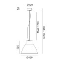 Loft 269.13.FF lampada a sospensione Il Fanale dimensioni