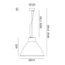Loft 269.14.FF lampada a sospensione Il Fanale dimensioni