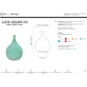 Luce Liquida 2 lampada da tavolo In-es.artdesign scheda tecnica