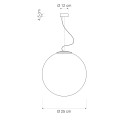 Luna 25 sospensione In-es.artdesign dimensioni