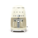 Macchina caffè filtro Smeg DCF02CREU Panna vista