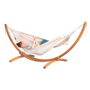 La Siesta Maera Eucalyptus Supporto in legno per amache singole vista