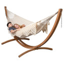 La Siesta Maera Eucalyptus Supporto in legno per amache King Size vista