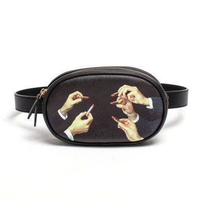 Borsa a Tracolla-Marsupio Black Lipsticks Seletti