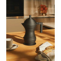 Alessi MDL02/3 BB Pulcina Caffettiera espresso Nero 3 Tazze ambientazione